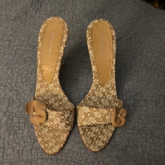 BCBGirls Shoes - BCBGirls wedge slip on heels Sz 10B (40uk)